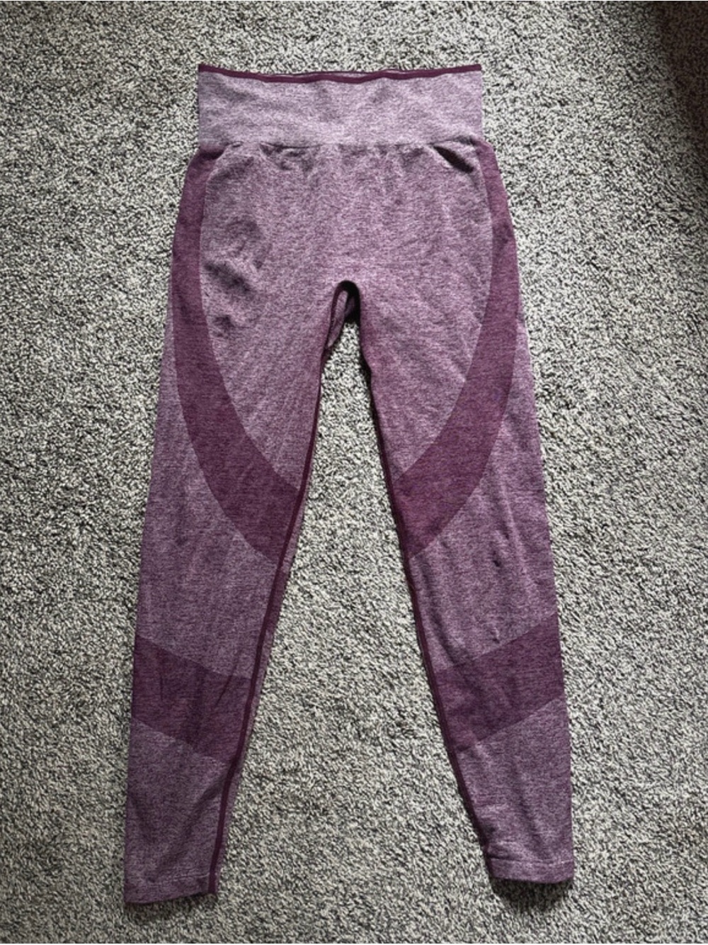 PINK Victoria's Secret Womens Marled Plum High-Rise Leggings